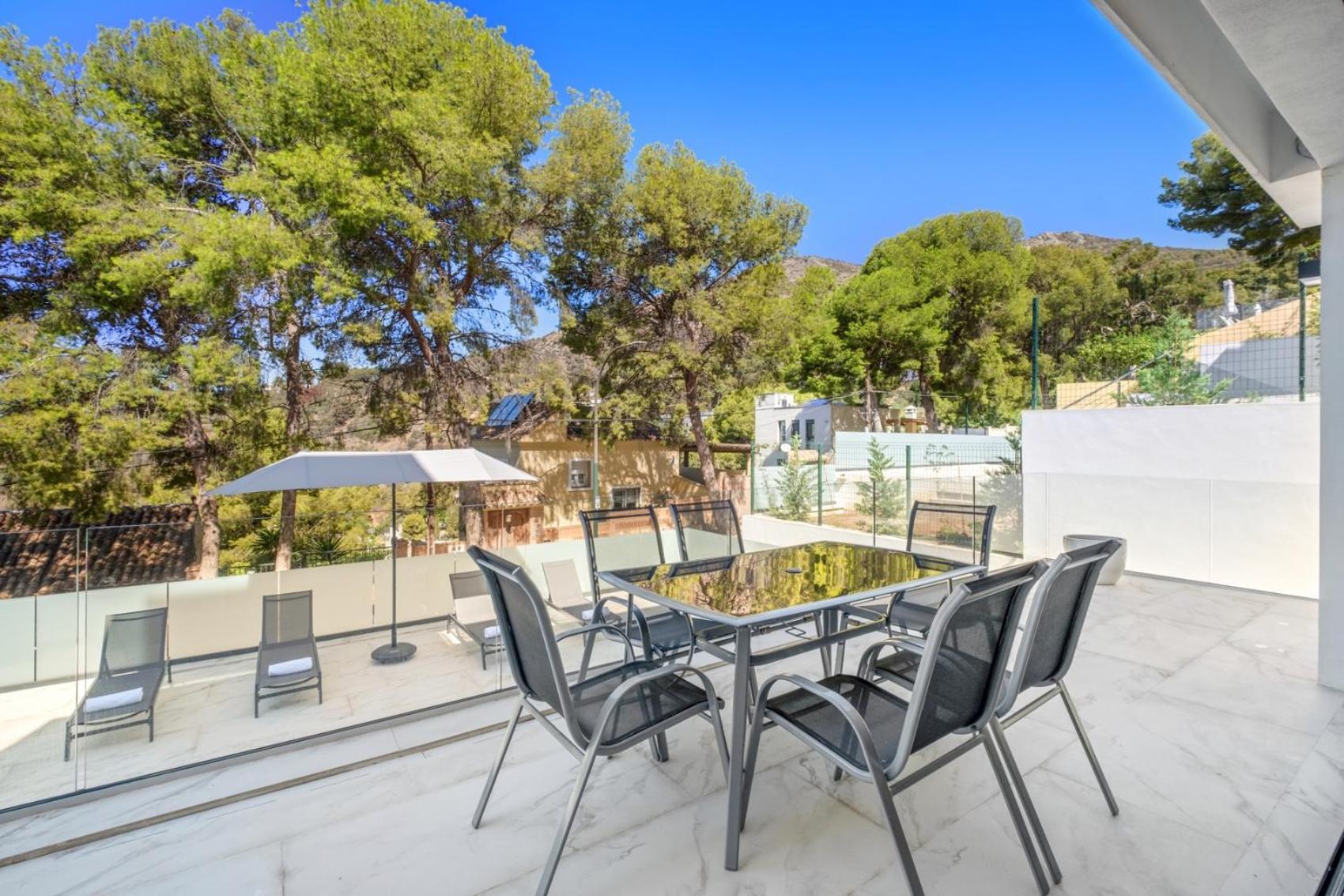 Villas Pinares De San Anton - Sea, City, Mountain, Views Málaga Esterno foto