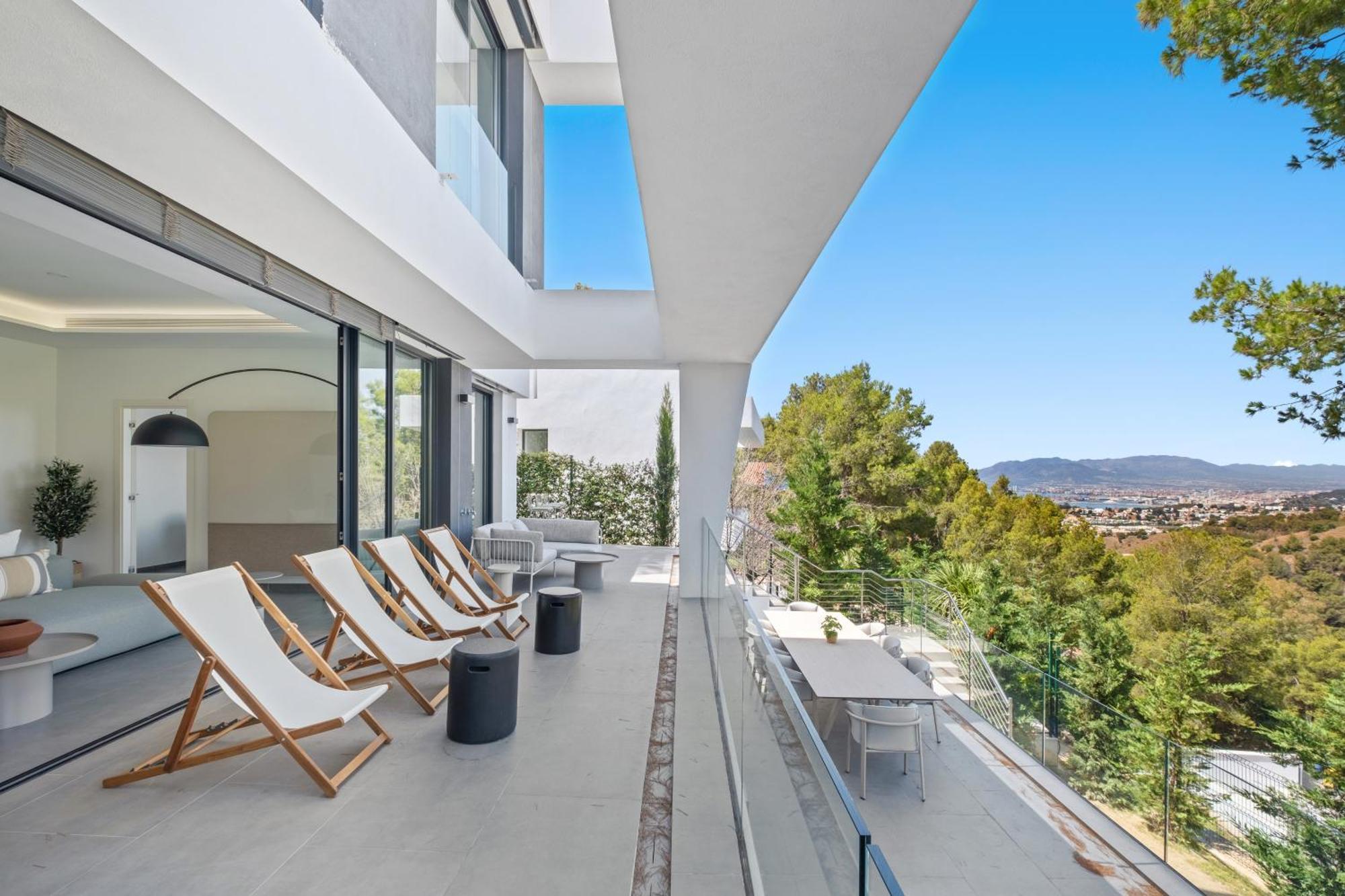 Villas Pinares De San Anton - Sea, City, Mountain, Views Málaga Esterno foto