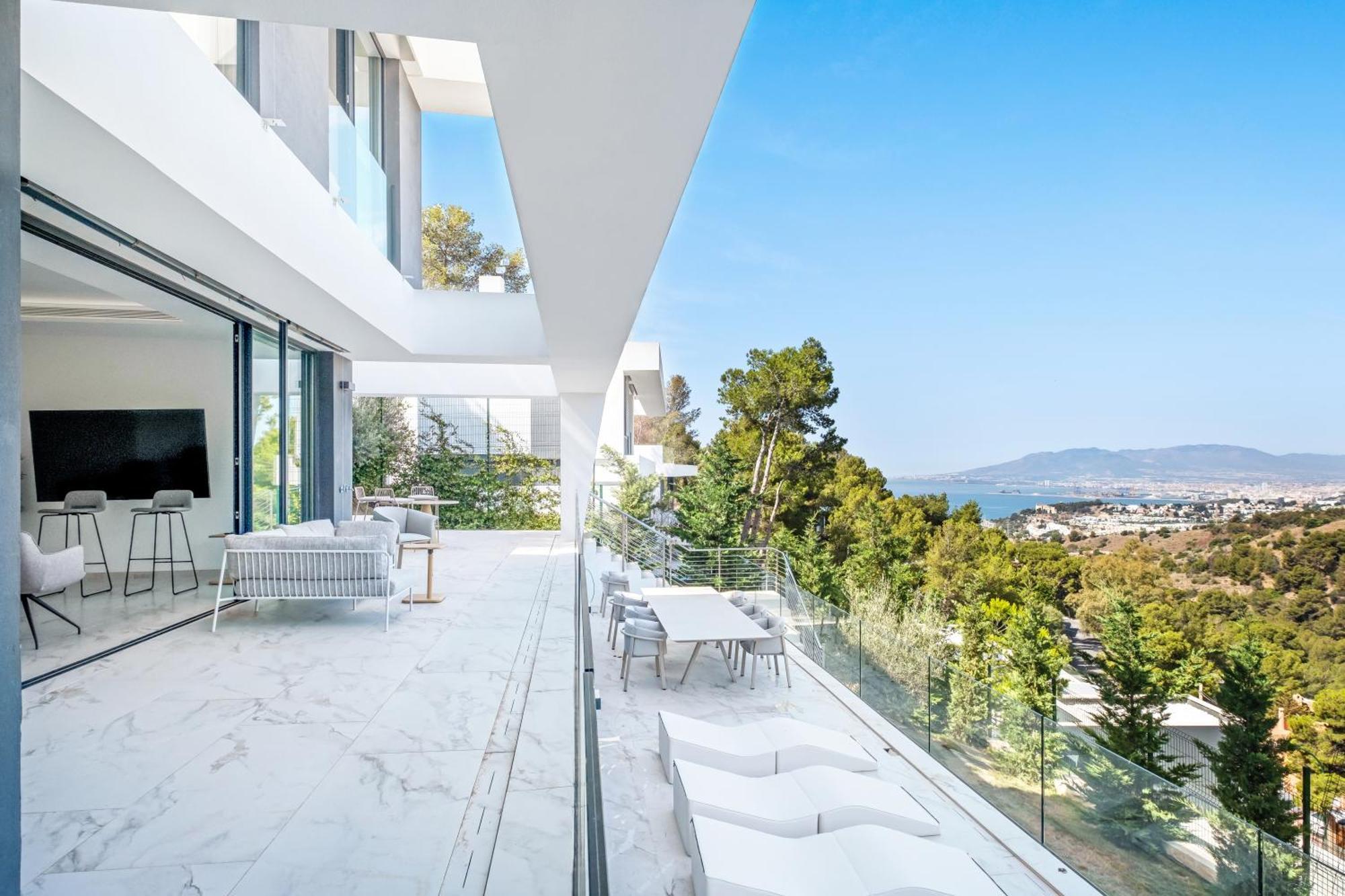 Villas Pinares De San Anton - Sea, City, Mountain, Views Málaga Esterno foto
